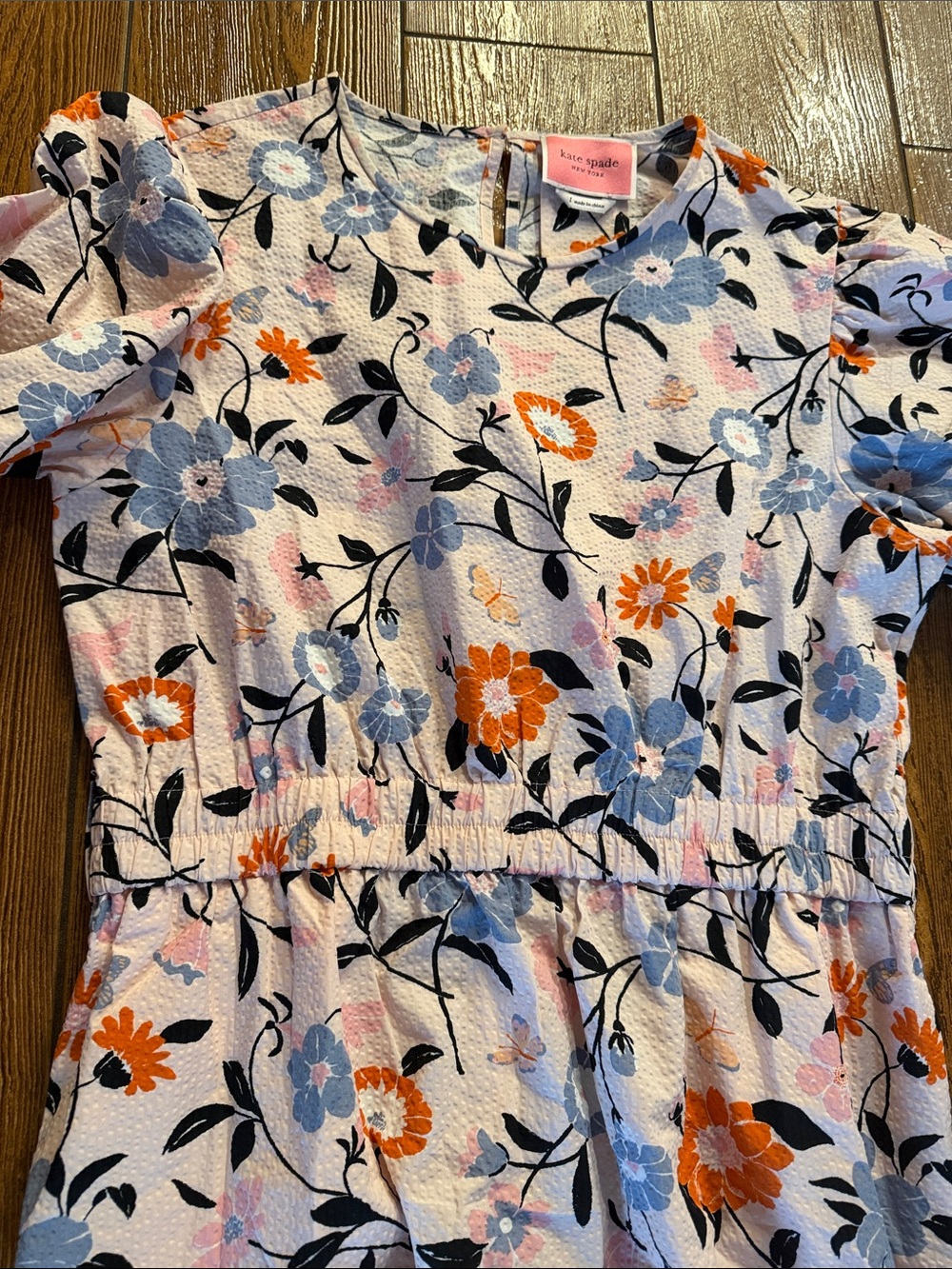 Kate Spade New York Garden Seersucker Dress Large - Picture 4 of 8